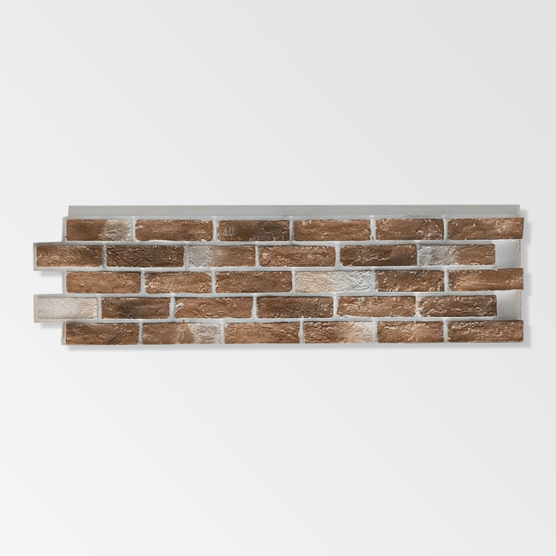 Faux Brown Brick Wall Panel - Image 2