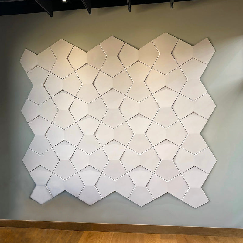 Bowtie Geometric 3D Leather Wall Panel - Image 6