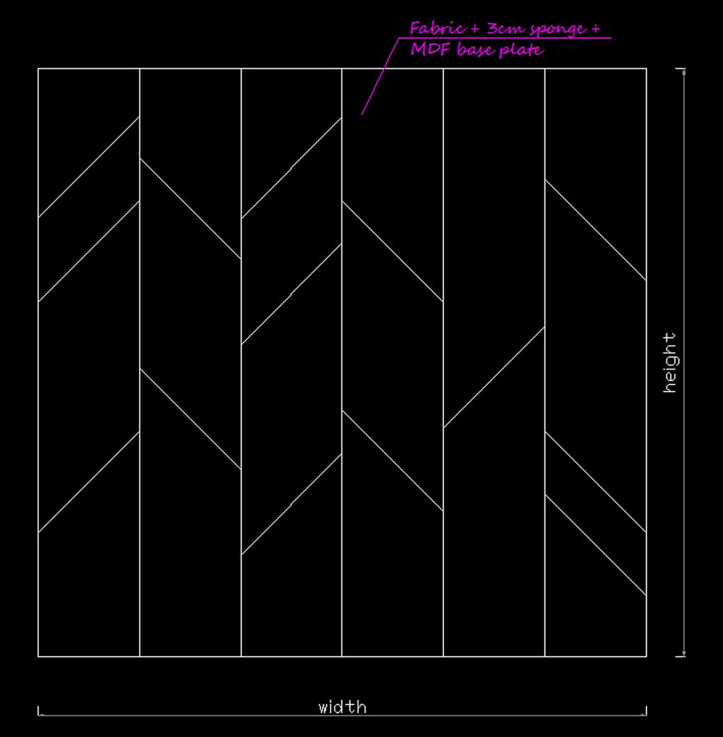 Finesse Upholstered Wall Panel - Image 3