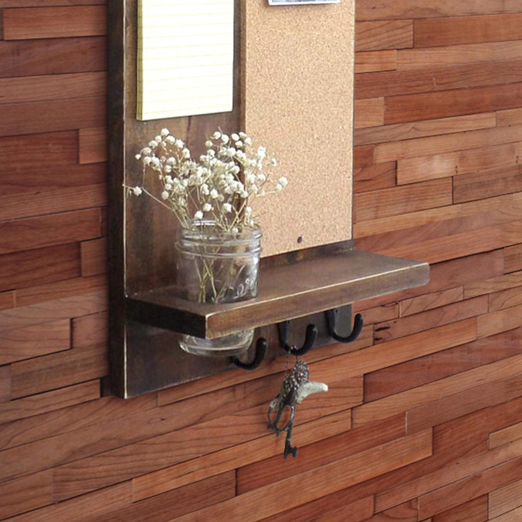 Hori 3D Wood Wall Panel - Brown Tones (Set of 4 or 12) - Image 2