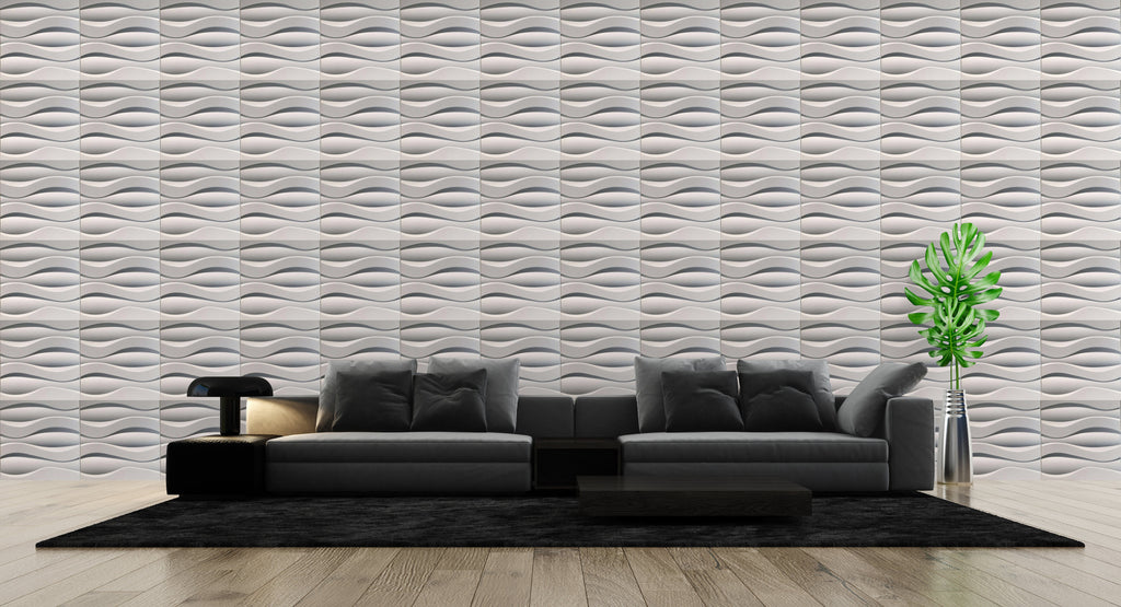 Back Wave PVC Wall Panel (Set of 12) - Image 2