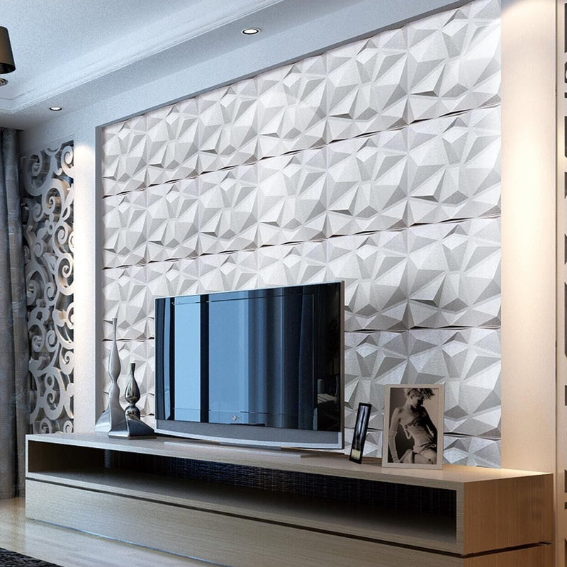 Diamond Fever Square 3D Leather Wall Panel - Image 4