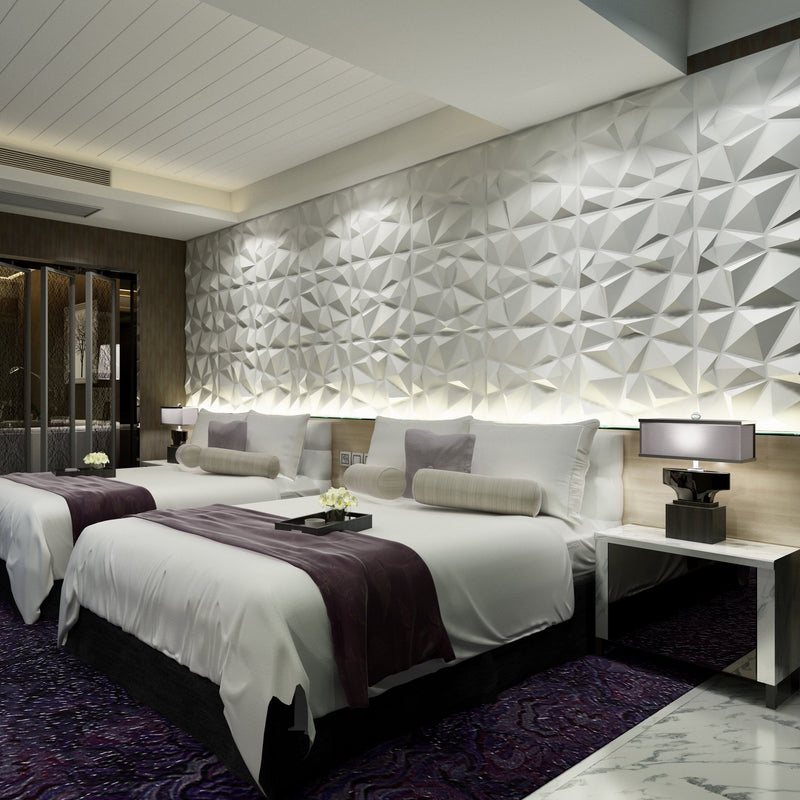 Diamond Fever Square 3D Leather Wall Panel - Image 10