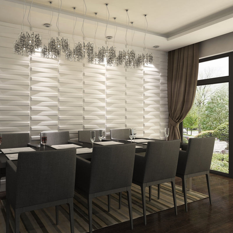 Illusory Square 3D Leather Wall Panel - Image 4