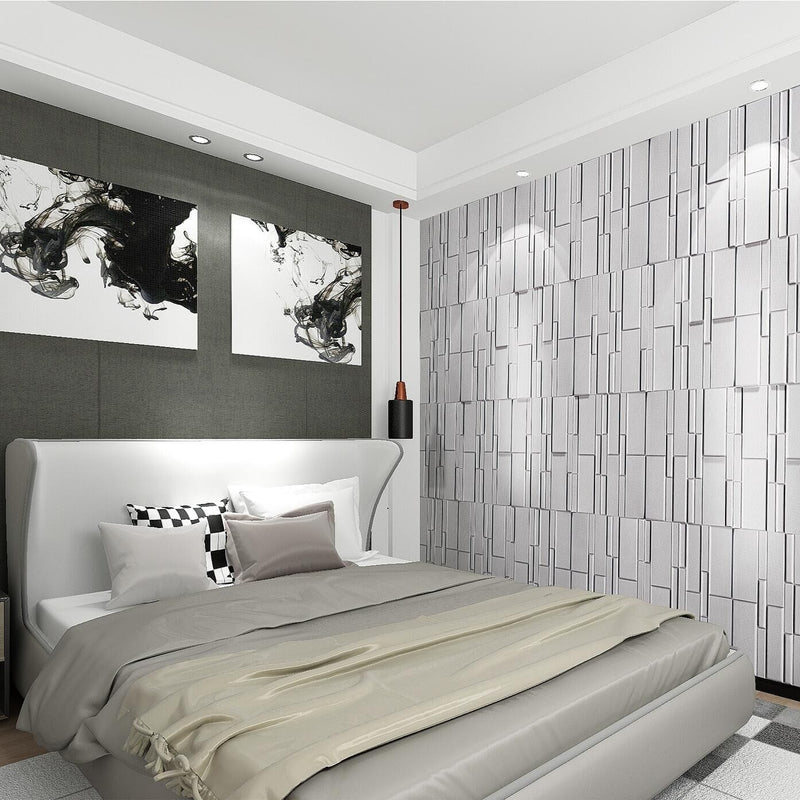 Flux Square 3D Leather Wall Panel - Image 5