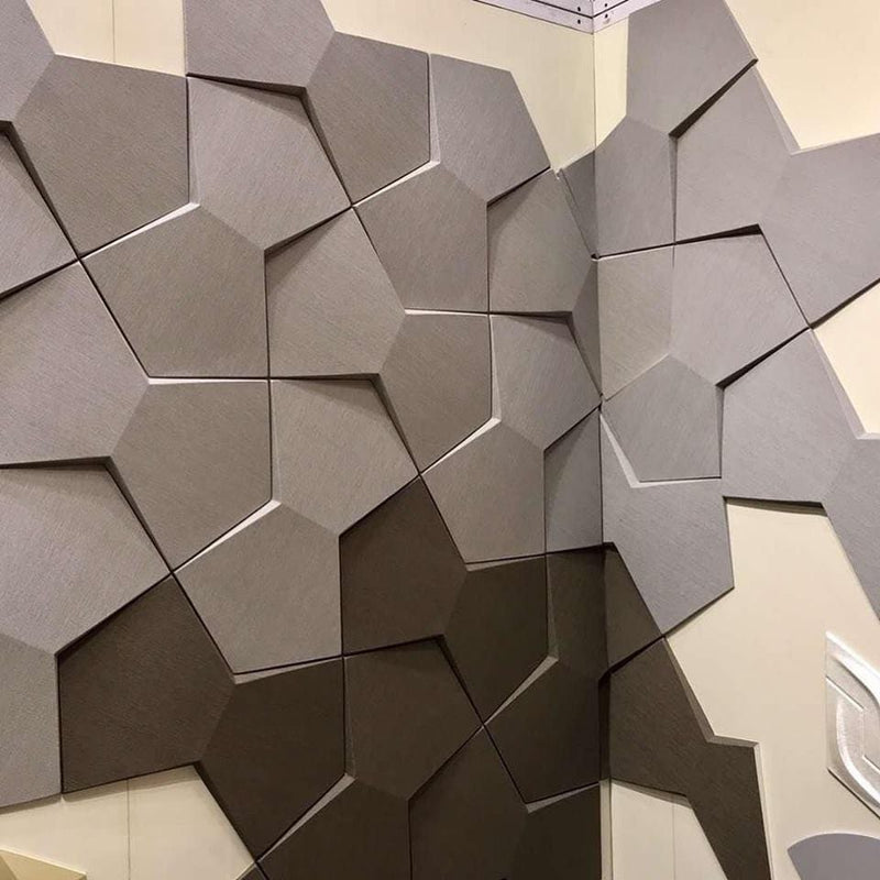 Bowtie Geometric 3D Leather Wall Panel - Image 9