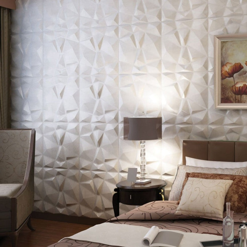 Diamond Fever Square 3D Leather Wall Panel - Image 8