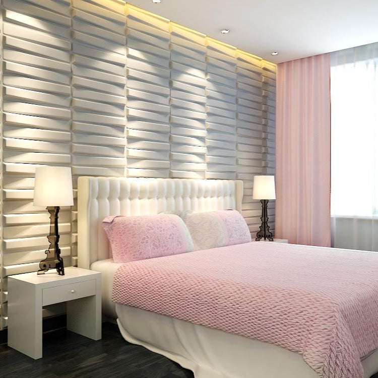 Illusory Square 3D Leather Wall Panel - Image 2