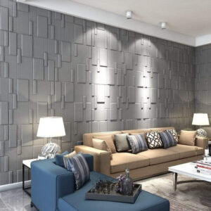 Flux Square 3D Leather Wall Panel