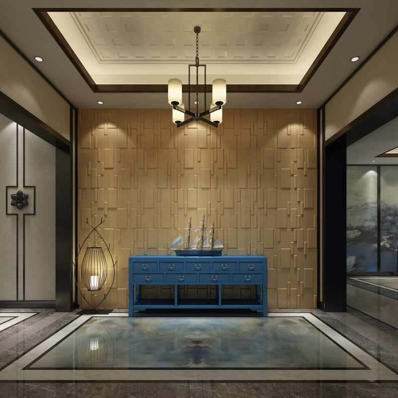 Flux Square 3D Leather Wall Panel - Image 2
